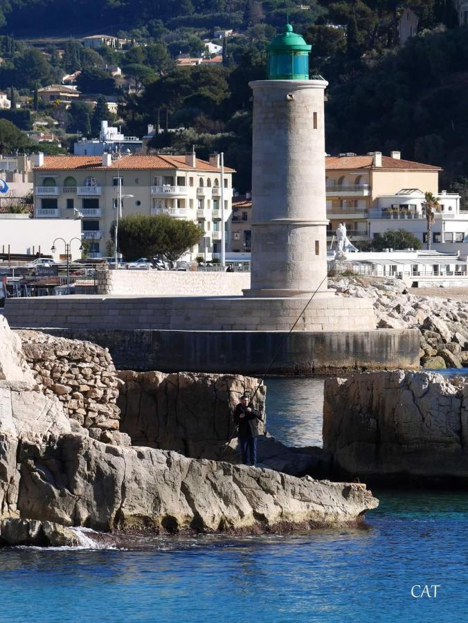 Mon Petit Paradis, Cassis Centre Apt 90 M2, 200 M Mer, Terr Plein Sud, Clim Park Prive Buitenkant foto