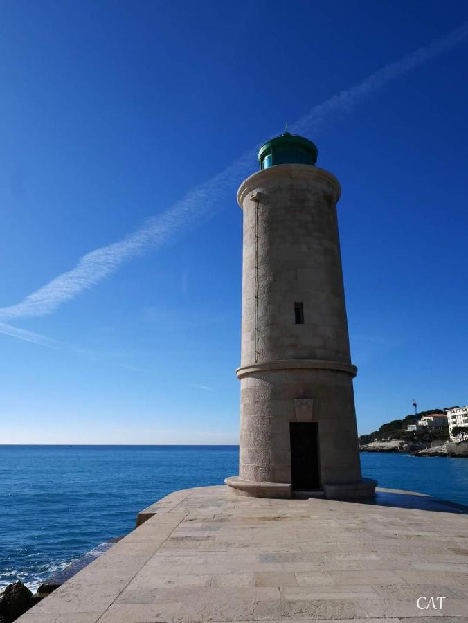 Mon Petit Paradis, Cassis Centre Apt 90 M2, 200 M Mer, Terr Plein Sud, Clim Park Prive Buitenkant foto